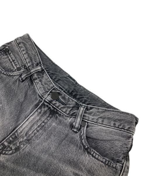 AUTHEN（オーセン）AUTHEN (オーセン) サーキュラーデニム ローライズワイドレッグ ブラック サイズ:25の古着・服飾アイテム