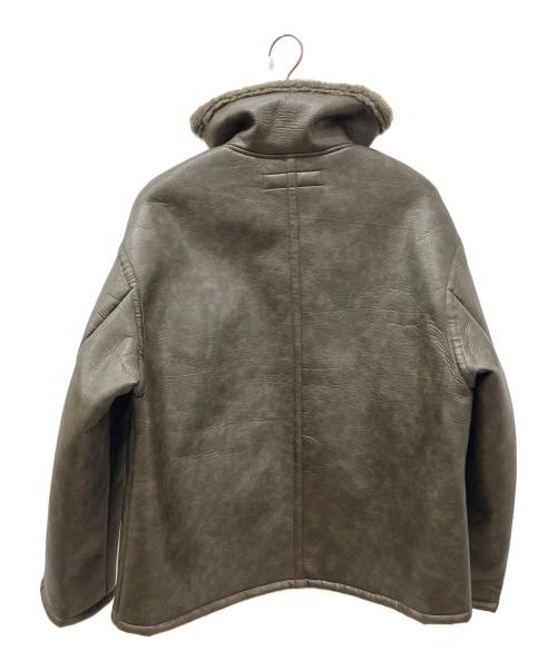 JOURNAL STANDARD（ジャーナルスタンダード）JOURNAL STANDARD (ジャーナルスタンダード) フェイクレザーボアブルゾン ブラウン サイズ:freeサイズの古着・服飾アイテム