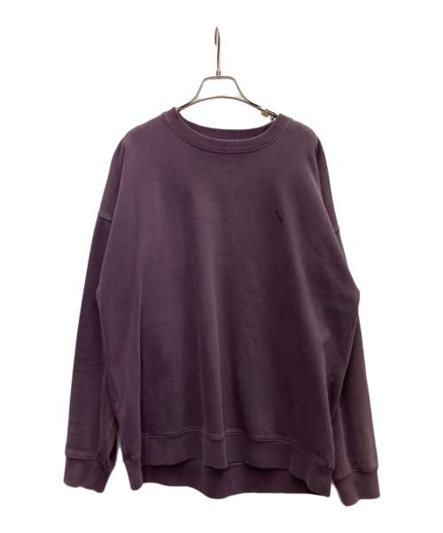 Saturdays NYC（サタデーズ ニューヨーク）Saturdays NYC (サタデーズ ニューヨーク) Pigment Dye Slash Sweat パープル サイズ:Lの古着・服飾アイテム