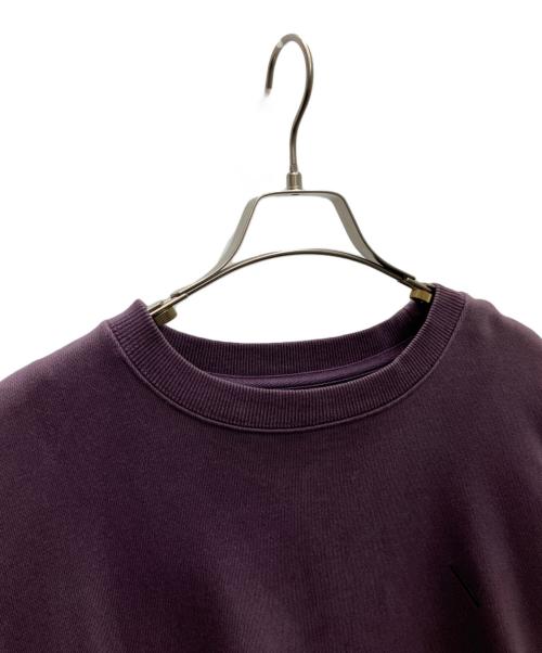 Saturdays NYC（サタデーズ ニューヨーク）Saturdays NYC (サタデーズ ニューヨーク) Pigment Dye Slash Sweat パープル サイズ:Lの古着・服飾アイテム