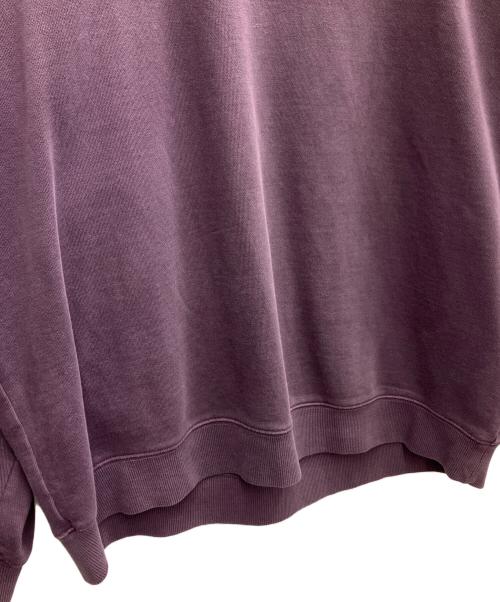Saturdays NYC（サタデーズ ニューヨーク）Saturdays NYC (サタデーズ ニューヨーク) Pigment Dye Slash Sweat パープル サイズ:Lの古着・服飾アイテム