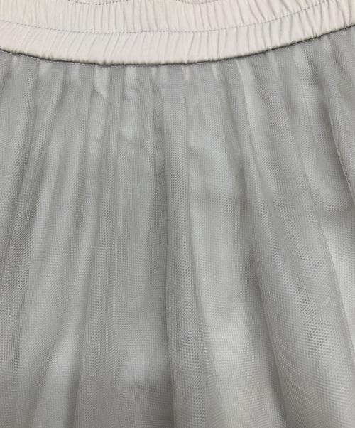 Fabiana Filippi（ファビアナフィリッピ）Fabiana Filippi (ファビアナフィリッピ) fabiana filippi　チュールスカート ベージュ サイズ:xxsの古着・服飾アイテム