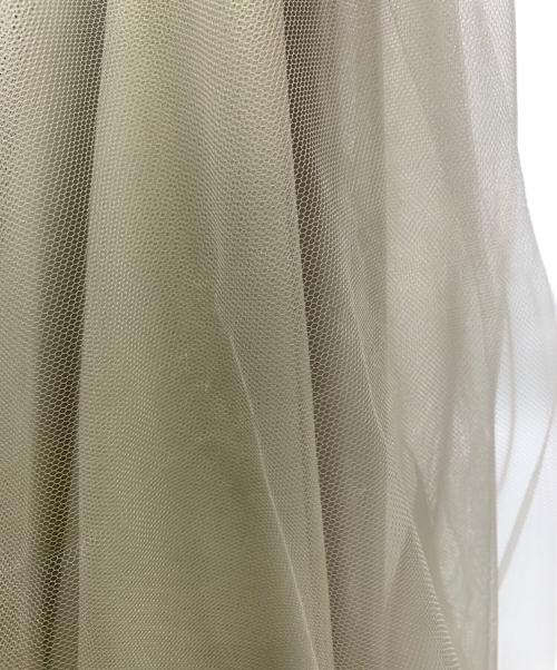 Fabiana Filippi（ファビアナフィリッピ）Fabiana Filippi (ファビアナフィリッピ) fabiana filippi　チュールスカート ベージュ サイズ:xxsの古着・服飾アイテム