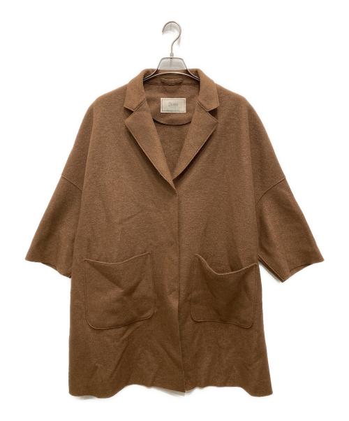 HERNO（ヘルノ）HERNO (ヘルノ) ヴァージンウール オーバーサイズコート ブラウン サイズ:42の古着・服飾アイテム