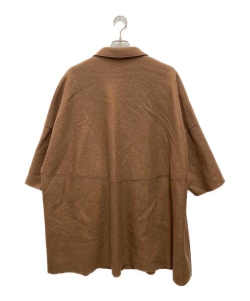HERNO（ヘルノ）HERNO (ヘルノ) ヴァージンウール オーバーサイズコート ブラウン サイズ:42の古着・服飾アイテム