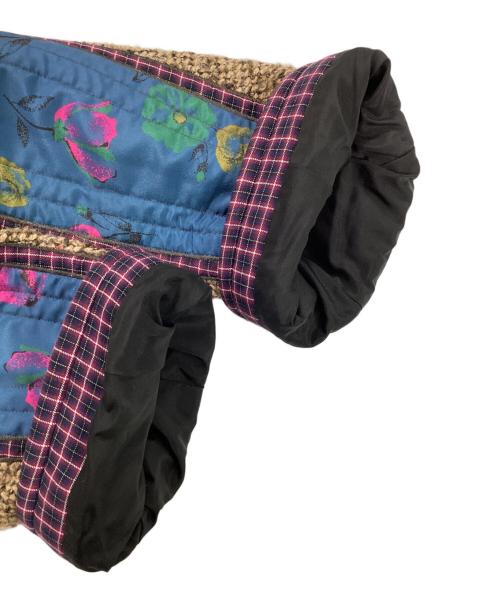 RED VALENTINO（レッドヴァレンティノ）RED VALENTINO (レッドヴァレンティノ) パッチワークコート ベージュ サイズ:38の古着・服飾アイテム