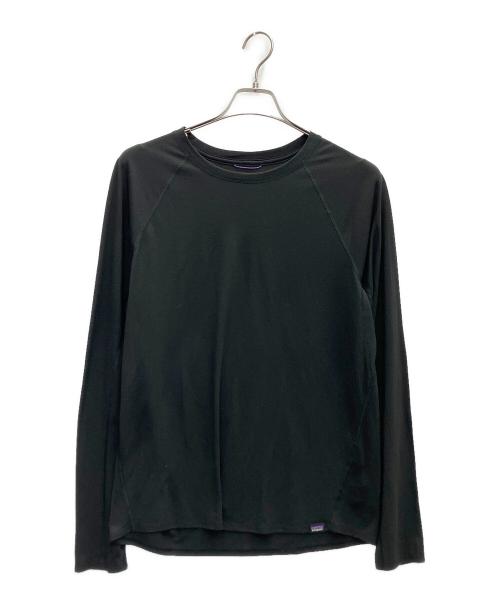 Patagonia（パタゴニア）Patagonia (パタゴニア) L/S Cap Cool Trail Shirt ブラック サイズ:Mの古着・服飾アイテム