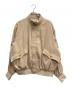 EVISTUB（エヴィスタブ）の古着「ハリントンジャケット」｜ベージュ