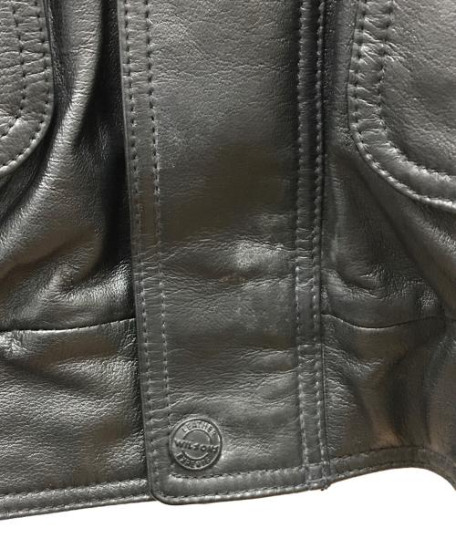 wilsons leather（ウィルソンズレザー）wilsons leather (ウィルソンズレザー) ライナー付きレザージャケット ブラック サイズ:Mの古着・服飾アイテム