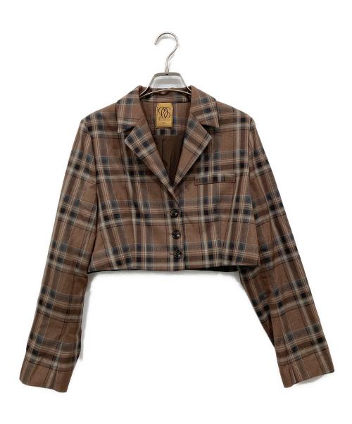 Tnewties（トゥエンティーズ）Tnewties (トゥエンティーズ) ポールと道でばったり遭遇 ブラウン サイズ:JK:SIZE M PT:SIZE Sの古着・服飾アイテム