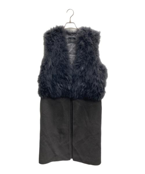 VERMEIL par iena（ヴェルメイユ パー イエナ）VERMEIL par iena (ヴェルメイユ パー イエナ) カシミヤファージレ グレー サイズ:記載なしの古着・服飾アイテム