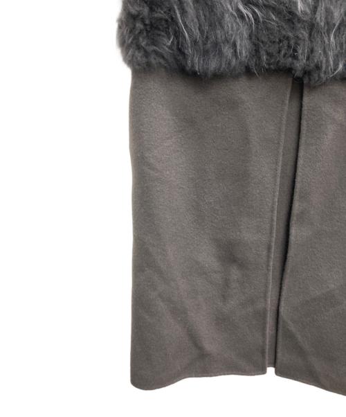 VERMEIL par iena（ヴェルメイユ パー イエナ）VERMEIL par iena (ヴェルメイユ パー イエナ) カシミヤファージレ グレー サイズ:記載なしの古着・服飾アイテム