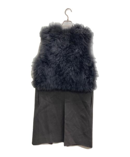 VERMEIL par iena（ヴェルメイユ パー イエナ）VERMEIL par iena (ヴェルメイユ パー イエナ) カシミヤファージレ グレー サイズ:記載なしの古着・服飾アイテム