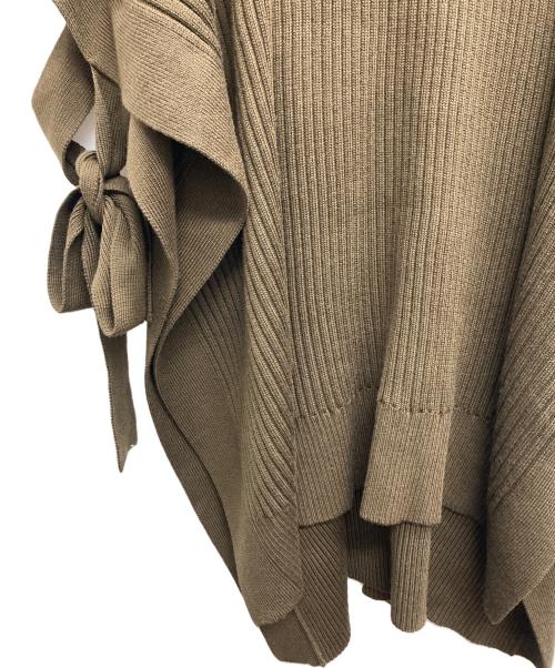 HYKE（ハイク）HYKE (ハイク) COMMAND SWEATER PONCHO カーキ サイズ:記載なしの古着・服飾アイテム