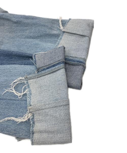 Maison Margiela（メゾンマルジェラ）Maison Margiela (メゾンマルジェラ) 再構築デニムパンツ ブルー サイズ:40の古着・服飾アイテム