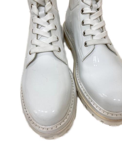 DOUBLE STANDARD CLOTHING（ダブルスタンダードクロージング）DOUBLE STANDARD CLOTHING (ダブルスタンダードクロージング) ブーツ ホワイト サイズ:SIZE 40の古着・服飾アイテム
