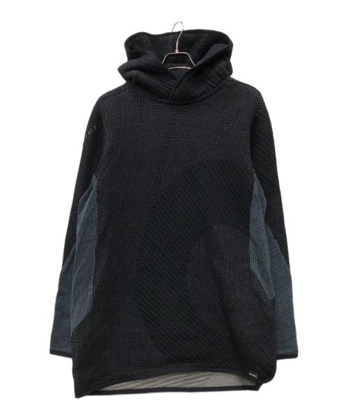 BYBORRE（バイボレ）BYBORRE (バイボレ) 3D Woven Jacket ブラック サイズ:XLの古着・服飾アイテム