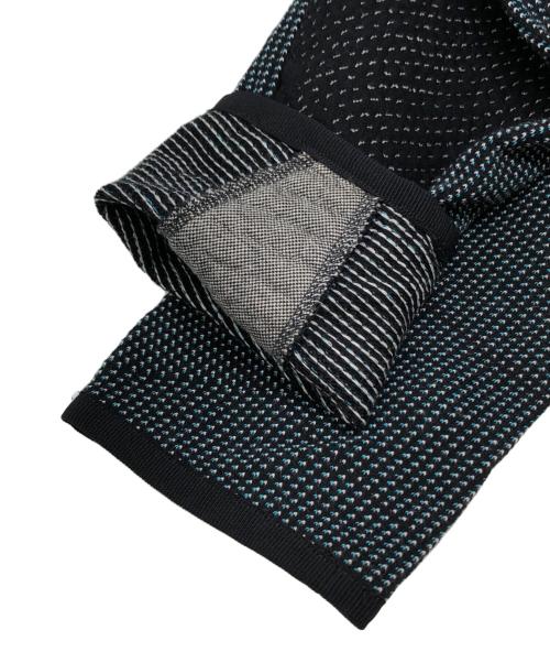 BYBORRE（バイボレ）BYBORRE (バイボレ) 3D Woven Jacket ブラック サイズ:XLの古着・服飾アイテム