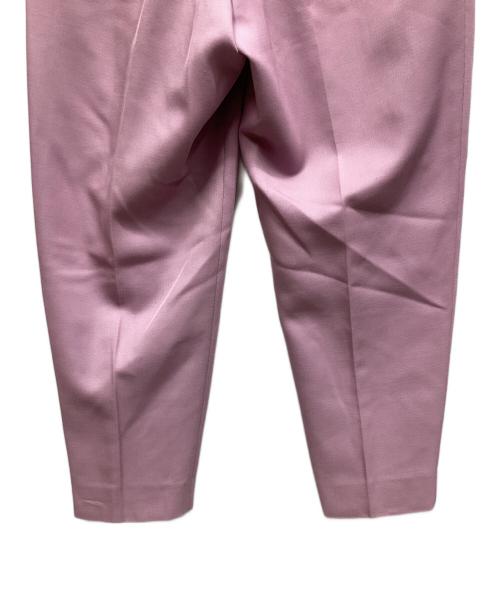 DRAWER（ドゥロワー）DRAWER (ドゥロワー) ギャバタックパンツ ピンク サイズ:36の古着・服飾アイテム