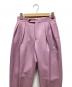 DRAWER (ドゥロワー) ギャバタックパンツ ピンク サイズ:36：6000円
