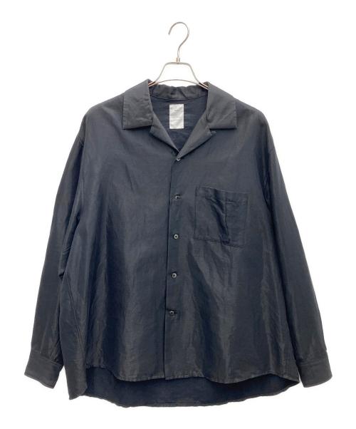 Name.（ネーム）Name. (ネーム) シャイニーツイルオーバーサイズシャツ ブラック サイズ:1の古着・服飾アイテム
