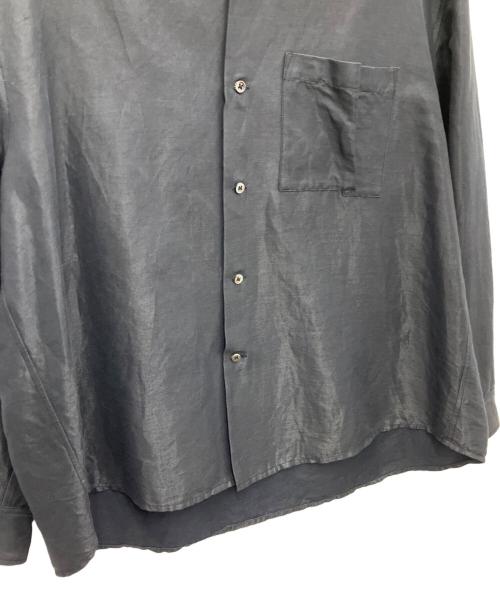 Name.（ネーム）Name. (ネーム) シャイニーツイルオーバーサイズシャツ ブラック サイズ:1の古着・服飾アイテム