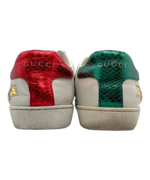 GUCCI（グッチ）GUCCI (グッチ) エース エンブロイダリー スニーカー ホワイト サイズ:36 1/2の古着・服飾アイテム