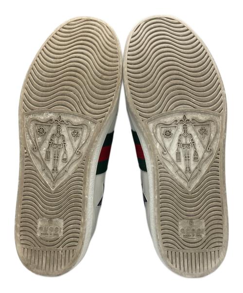 GUCCI（グッチ）GUCCI (グッチ) エース エンブロイダリー スニーカー ホワイト サイズ:36 1/2の古着・服飾アイテム