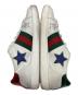 中古・古着 GUCCI (グッチ) エース エンブロイダリー スニーカー ホワイト サイズ:36 1/2：16000円