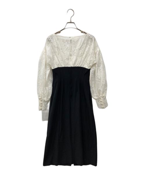 CELFORD（セルフォード）CELFORD (セルフォード) ブラウスドッキングワンピース ブラック サイズ:38 未使用品の古着・服飾アイテム