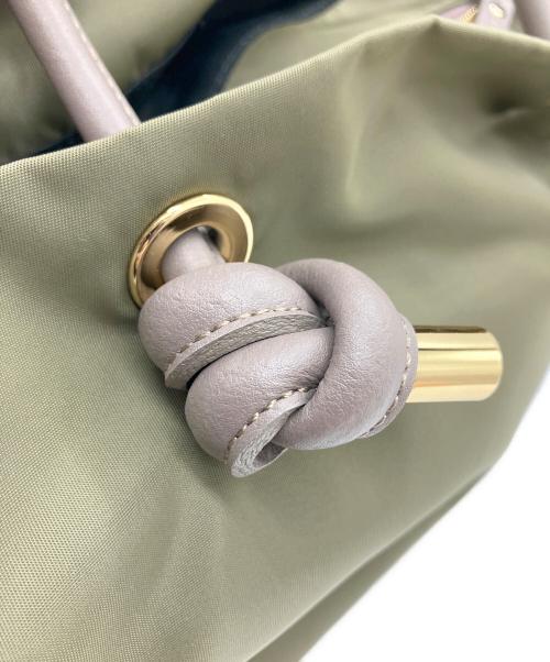 VIOLAd'ORO（ヴィオラドーロ）VIOLAd'ORO (ヴィオラドーロ) BIANCA 2WAYバッグ グリーンの古着・服飾アイテム