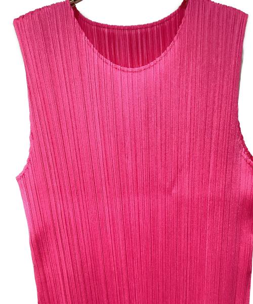 PLEATS PLEASE（プリーツプリーズ）PLEATS PLEASE (プリーツプリーズ) ノースリーブワンピース ピンク サイズ:Freeの古着・服飾アイテム