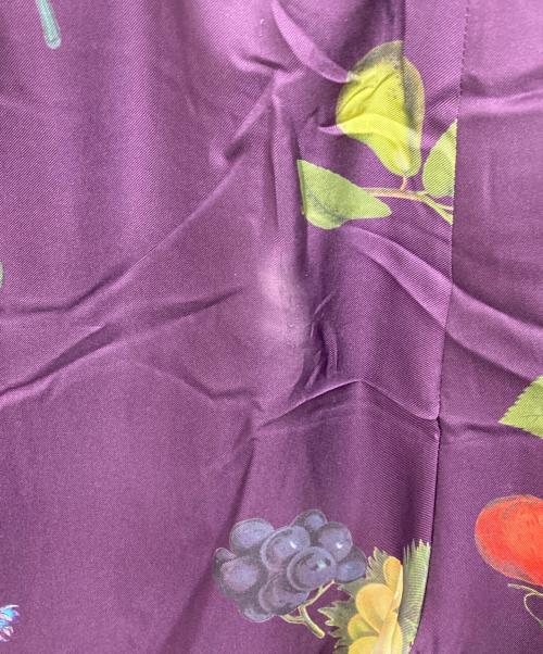 CABAN（キャバン）CABAN (キャバン) シルクツイル HARVEST セミワイドパンツ パープル サイズ:XSの古着・服飾アイテム