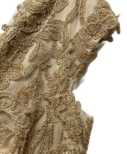 TADASHI SHOJI（タダシ ショージ）TADASHI SHOJI (タダシ ショージ) ドレス ベージュ サイズ:2の古着・服飾アイテム