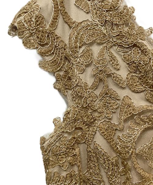 TADASHI SHOJI（タダシ ショージ）TADASHI SHOJI (タダシ ショージ) ドレス ベージュ サイズ:2の古着・服飾アイテム