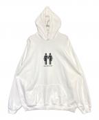 BALENCIAGAバレンシアガ）の古着「バックプリントパーカー」｜ホワイト