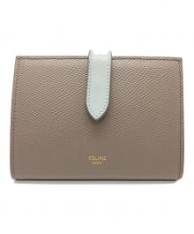 CELINE（セリーヌ）の古着「ミディアムストラップウォレット」｜グレー