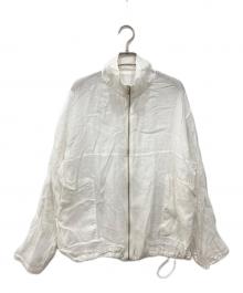 BABYLONE（バビロン）の古着「ラミーシアージップブルゾン」｜ホワイト
