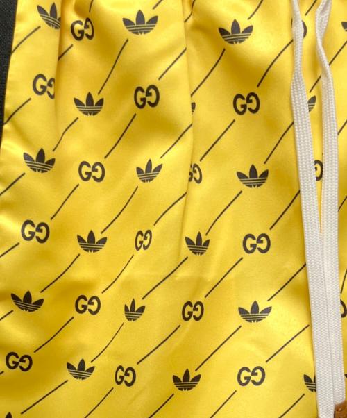 GUCCI（グッチ）GUCCI (グッチ) adidas (アディダス) GUCCI 22-23AW　インターロッキング トレフォイル ジャージ ショート パンツ/GGアナグラム ショートパンツ イエロー サイズ:xsの古着・服飾アイテム