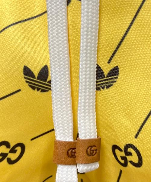 GUCCI（グッチ）GUCCI (グッチ) adidas (アディダス) GUCCI 22-23AW　インターロッキング トレフォイル ジャージ ショート パンツ/GGアナグラム ショートパンツ イエロー サイズ:xsの古着・服飾アイテム