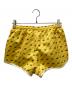 GUCCI (グッチ) adidas (アディダス) GUCCI 22-23AW　インターロッキング トレフォイル ジャージ ショート パンツ/GGアナグラム ショートパンツ イエロー サイズ:xs：20000円