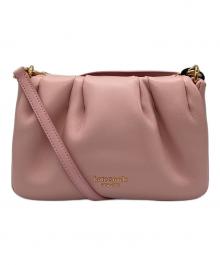 Kate Spade（ケイトスペード）の古着「スフレ クロスボディバッグ」｜ピンク