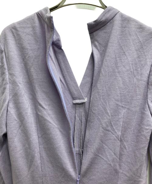 Pinky & Dianne（ピンキーアンドダイアン）Pinky & Dianne (ピンキーアンドダイアン) ウエストリボンジャージワンピース パープル サイズ:38の古着・服飾アイテム