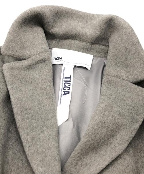 ticca（ティッカ）TICCA (ティッカ) ジャケコート グレー サイズ:Fの古着・服飾アイテム