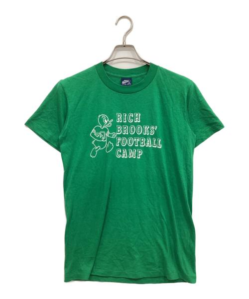 NIKE（ナイキ）NIKE (ナイキ) 80'S フットボール プリントTシャツ グリーン サイズ:Mの古着・服飾アイテム