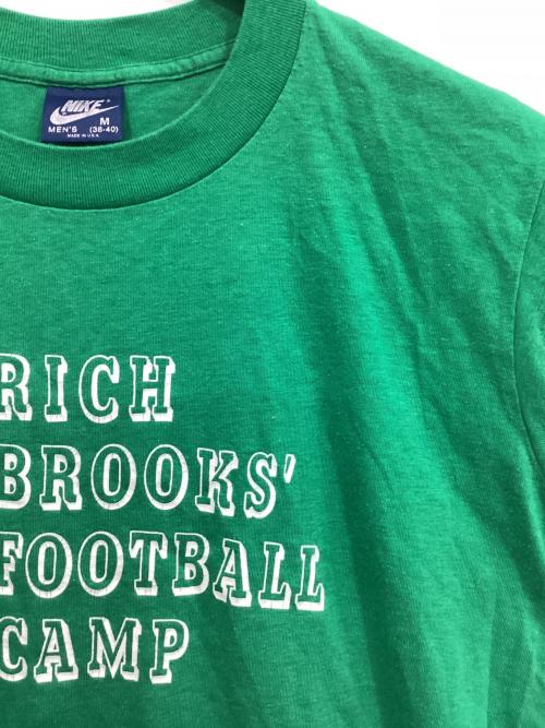 NIKE（ナイキ）NIKE (ナイキ) 80'S フットボール プリントTシャツ グリーン サイズ:Mの古着・服飾アイテム