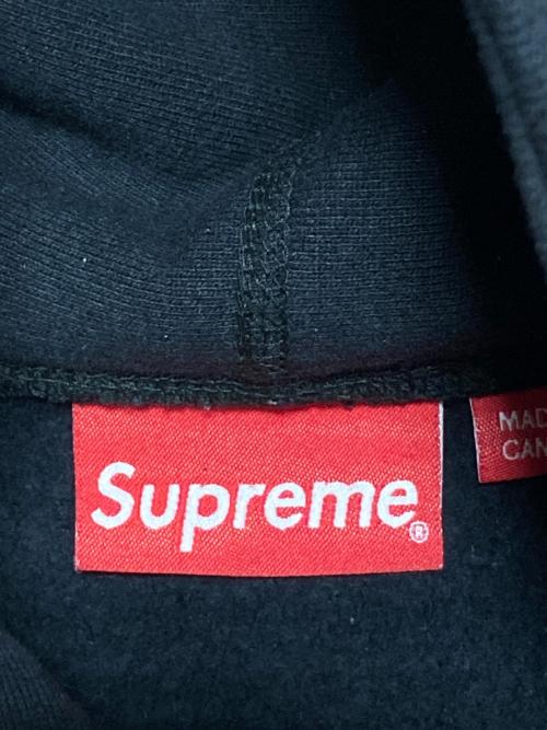 SUPREME（シュプリーム）SUPREME (シュプリーム) Cross Box Logo Hooded Sweatshirt ブラック サイズ:Lの古着・服飾アイテム