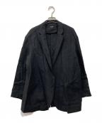 VERMEIL par ienaヴェルメイユ パー イエナ）の古着「リネンテーラードジャケット」｜ブラック