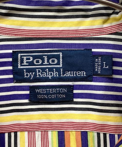 POLO RALPH LAUREN（ポロ・ラルフローレン）POLO RALPH LAUREN (ポロ・ラルフローレン) ストライプシャツ マルチカラー サイズ:Ｌの古着・服飾アイテム