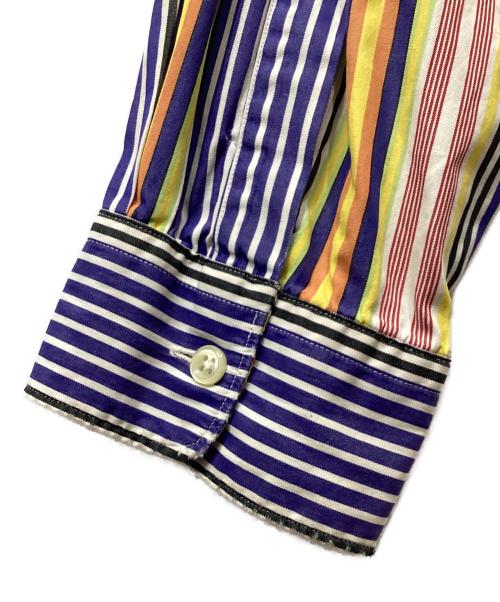 POLO RALPH LAUREN（ポロ・ラルフローレン）POLO RALPH LAUREN (ポロ・ラルフローレン) ストライプシャツ マルチカラー サイズ:Ｌの古着・服飾アイテム